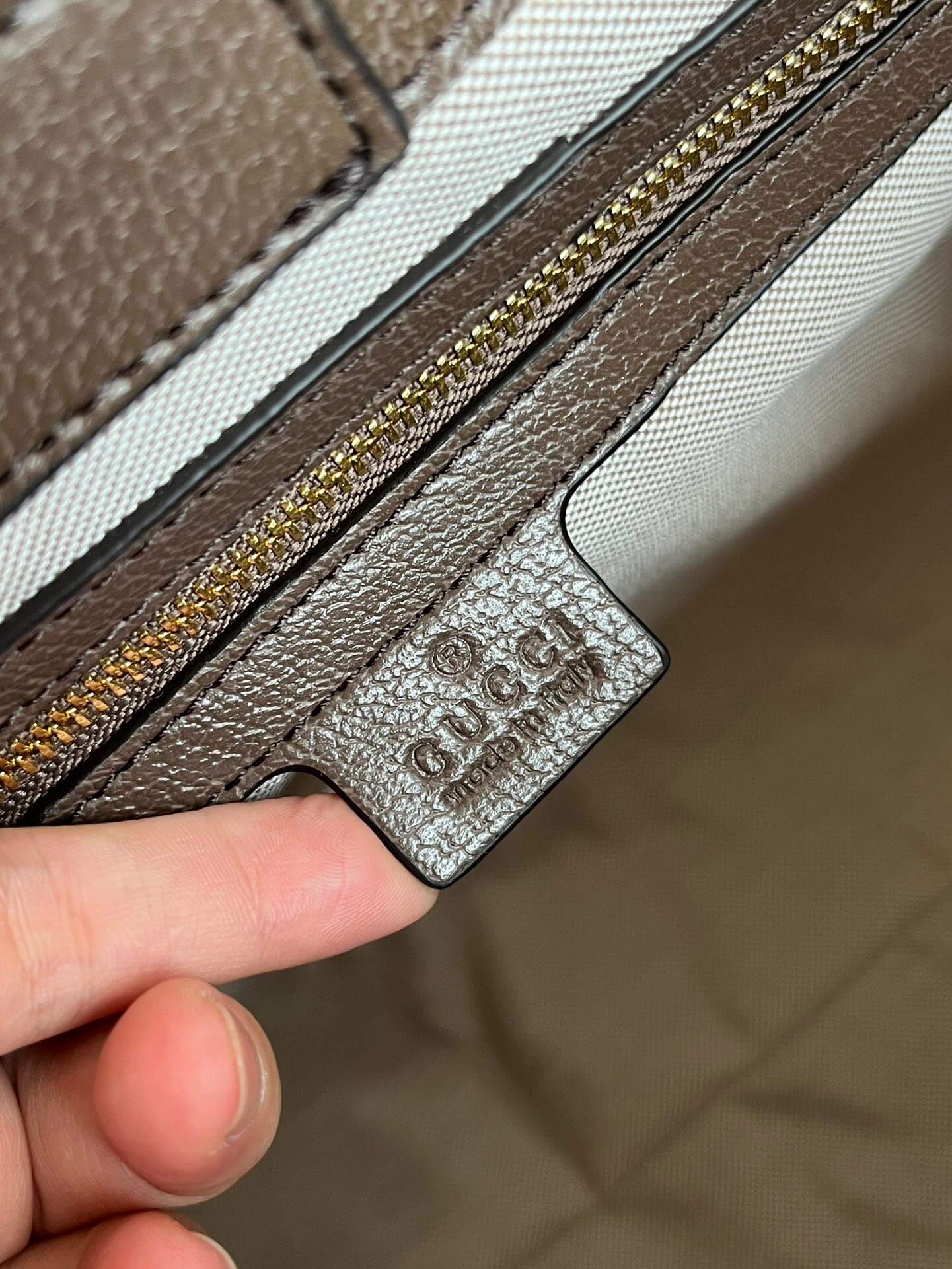 Gucci ophidia jumbo gg-canvas Beige Ebony tote bag - Image 7