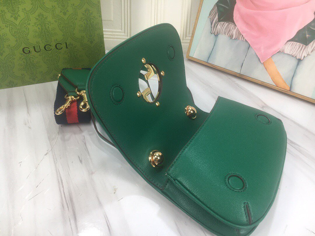 Gucci Blondie Deep Green Mini Shoulder Bag - Image 9