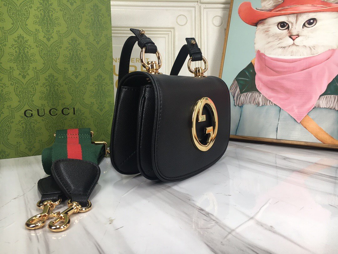 Gucci Blondie Black Mini Shoulder Bag - Image 2