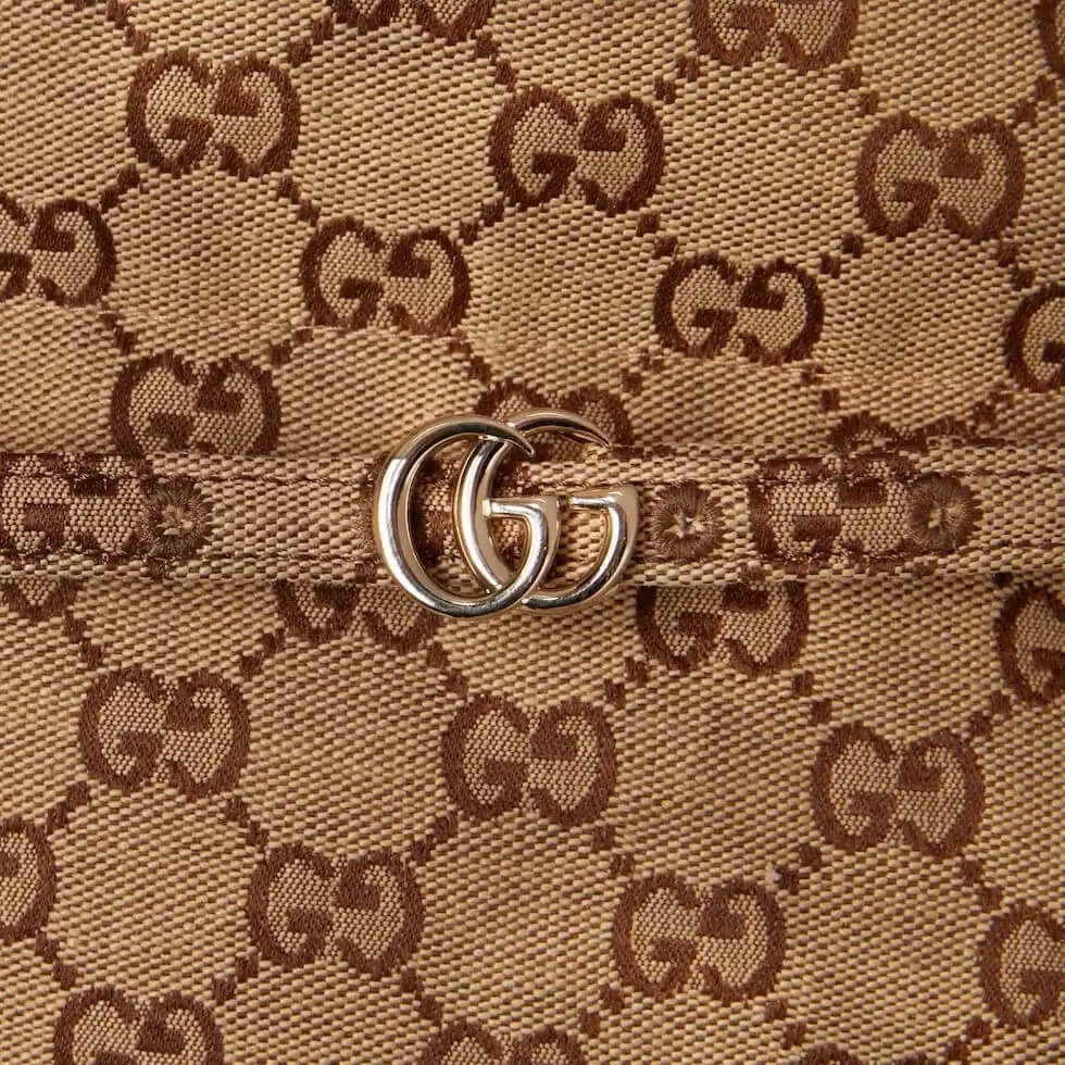 Gucci Women's GG Canvas Padded Bomber Jacket in Camel and Ebony - Image 6