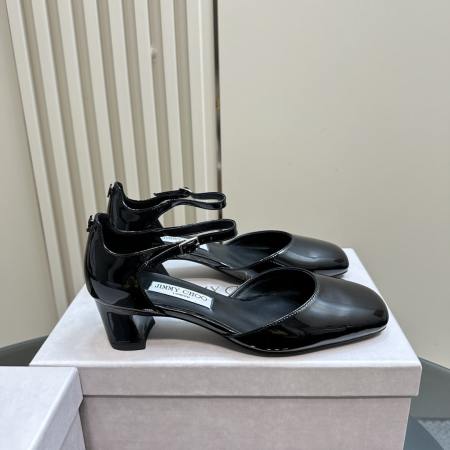 Jimmy Choo Pixie Black Patent Leather High Heels