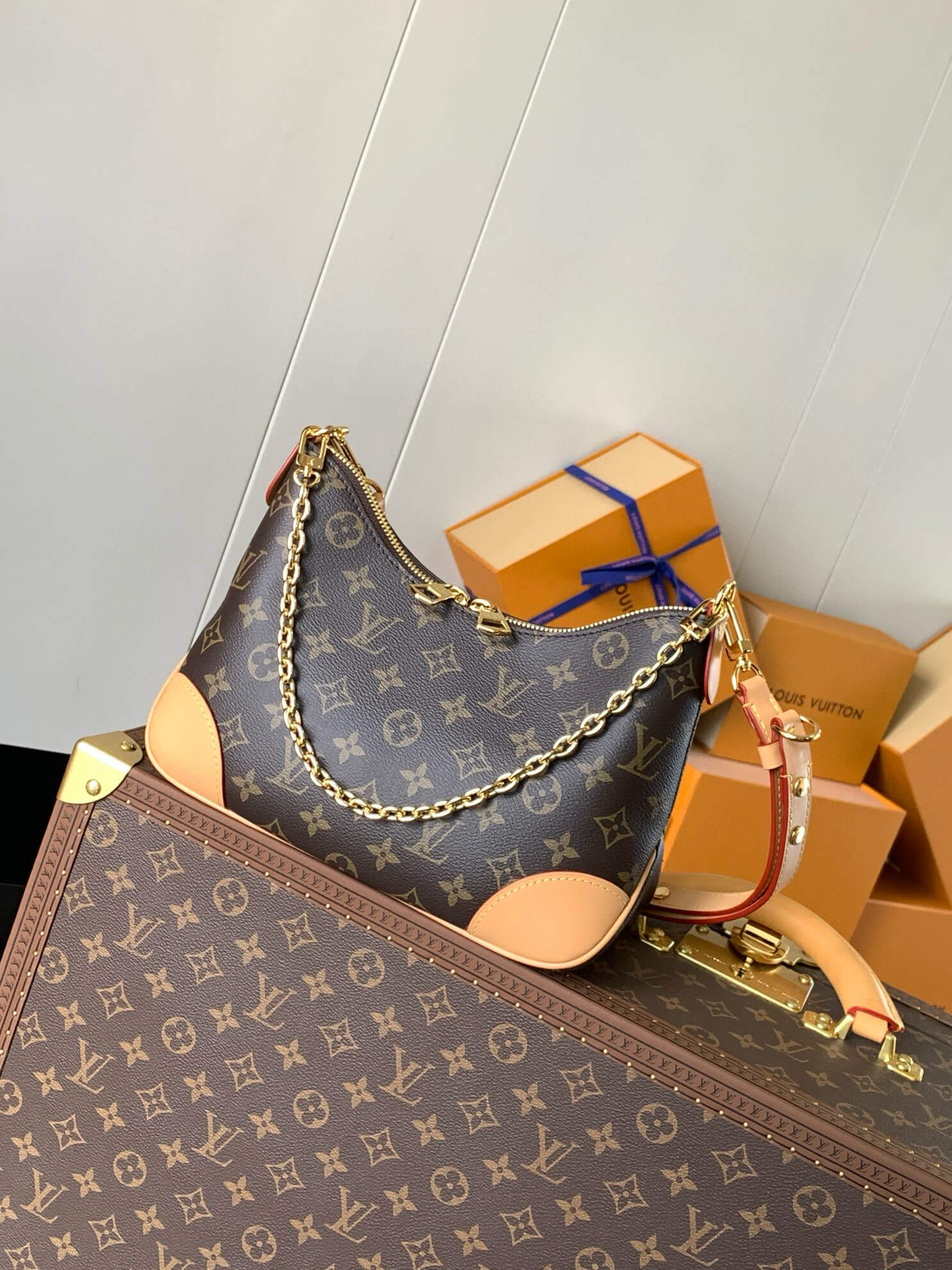 Louis Vuitton Monogram Canvas Boulogne Handbag