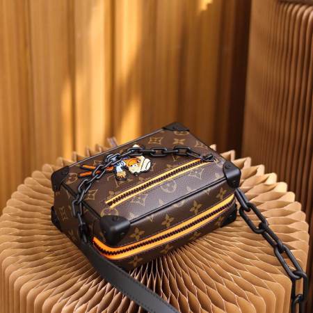 Louis Vuitton Monogram Coated Canvas Mini Soft Trunk Bag