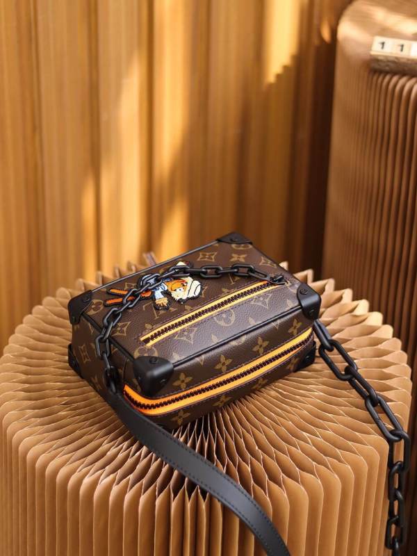 Louis Vuitton Monogram Coated Canvas Mini Soft Trunk Bag