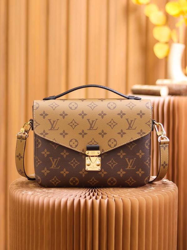 Louis Vuitton Monogram Reverse Canvas Pochette Métis Bag
