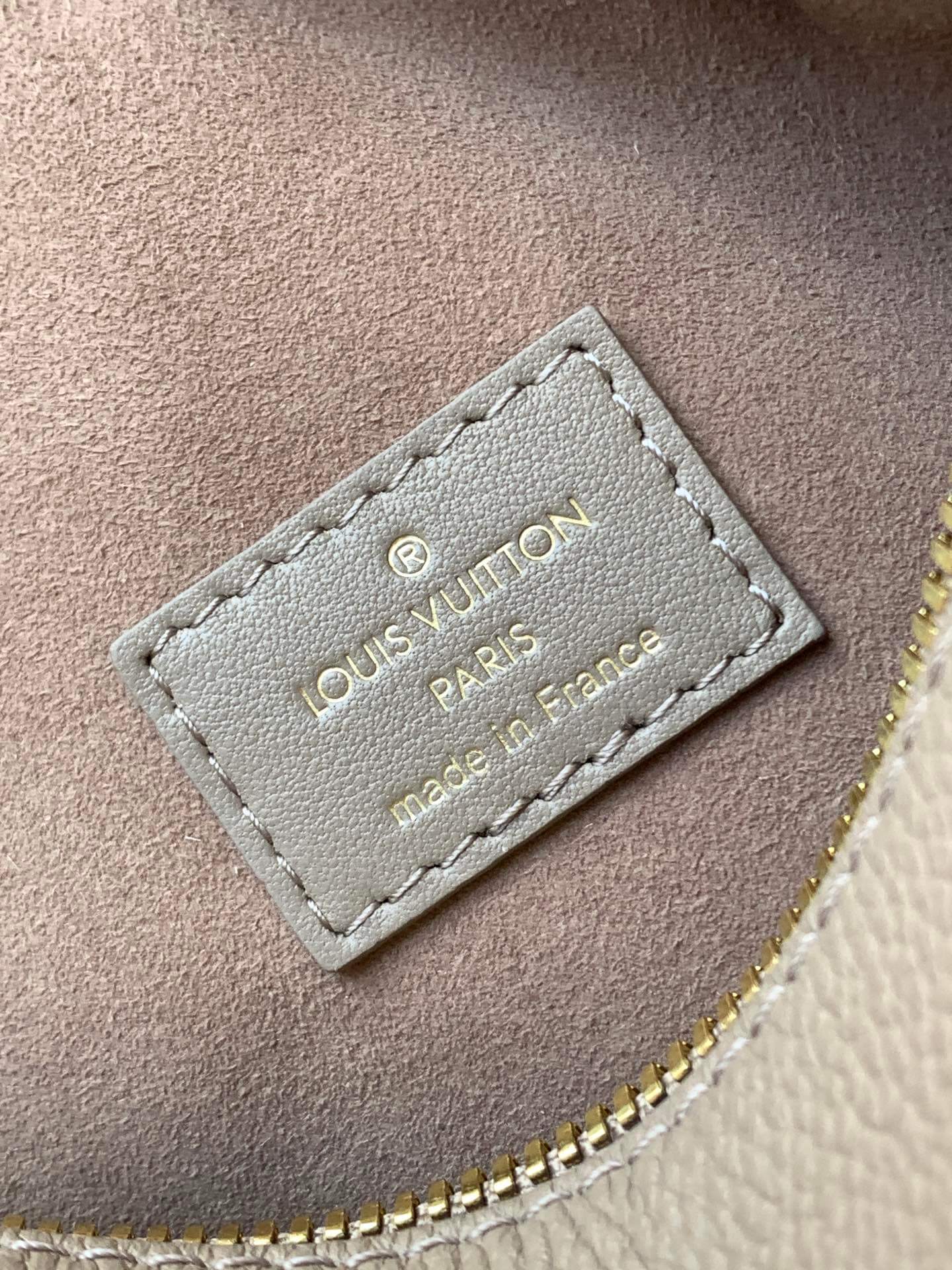 Louis Vuitton Leather MM Side Trunk Bag in Taupe - Image 7