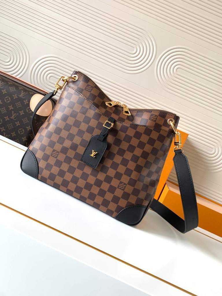 Louis Vuitton Damier Ebene Canvas Odeon MM Handbag