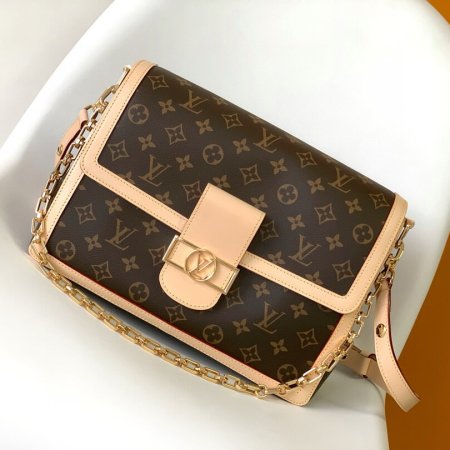 Louis Vuitton Monogram Canvas GM Dauphine Soft Handbag