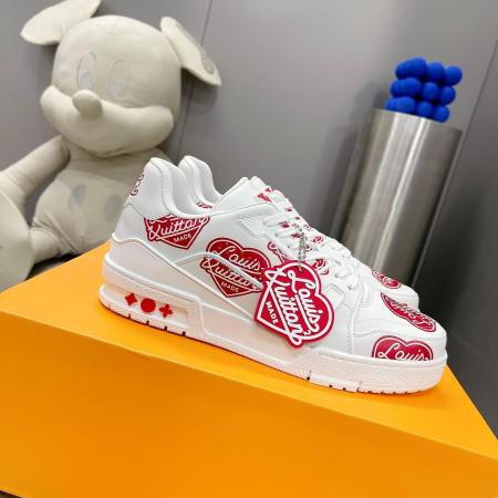 Louis Vuitton X Nigo LV Made Trainer Sneaker in White