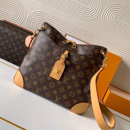 Louis Vuitton Monogram Canvas Beige Detail Odeon MM Handbag