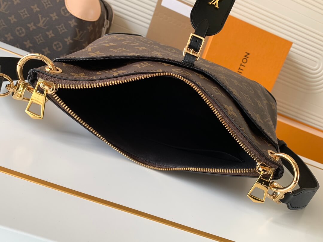 Louis Vuitton Monogram Canvas Black Detail Odeon Handbag - Image 6