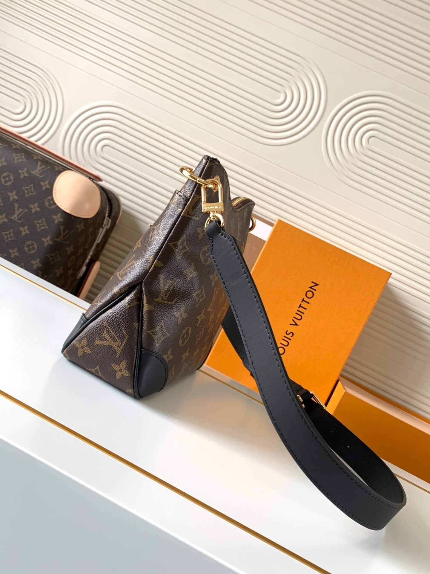 Louis Vuitton Monogram Canvas Black Detail Odeon PM Handbag - Image 6