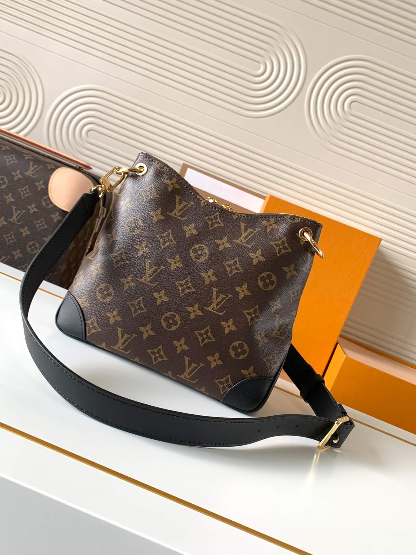 Louis Vuitton Monogram Canvas Black Detail Odeon PM Handbag - Image 3