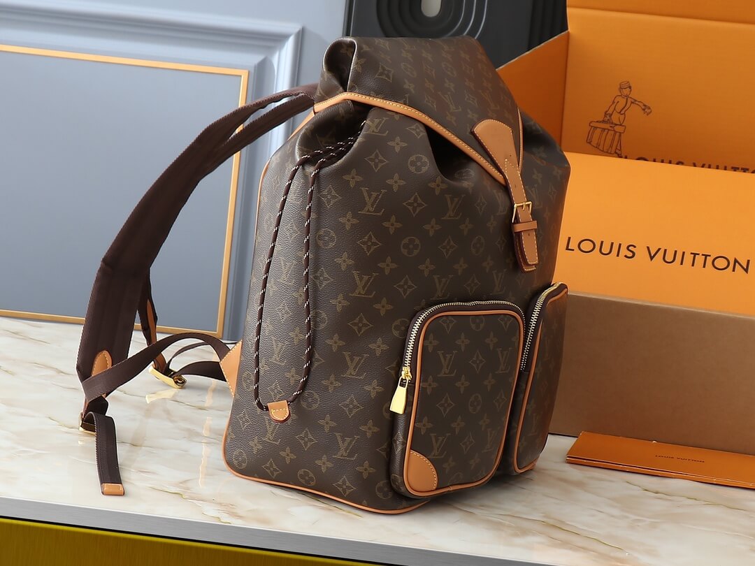 Louis Vuitton Monogram Macassar Canvas Montsouris Cargo Backpack - Image 2