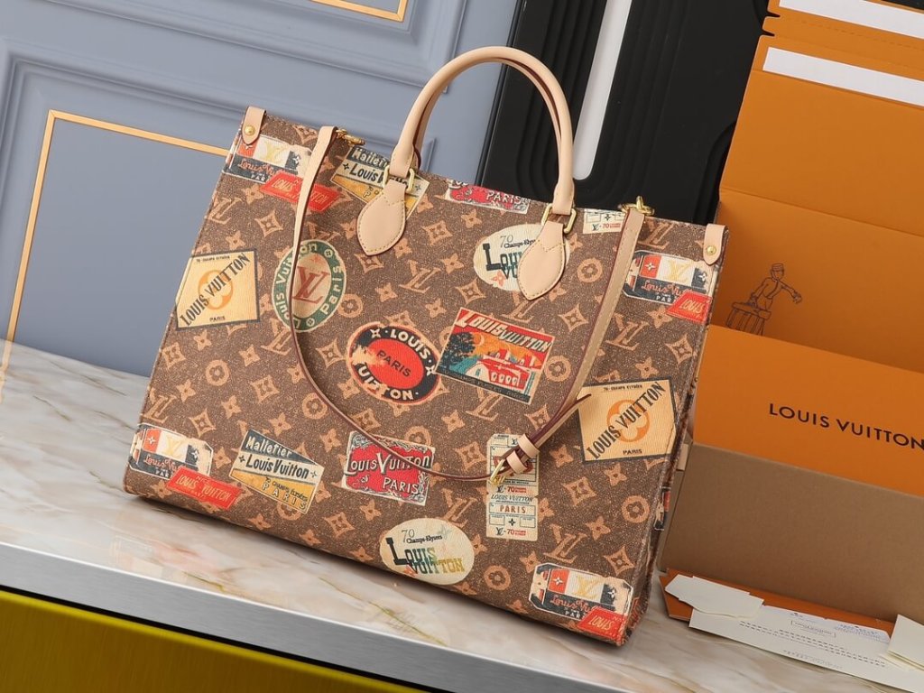 Louis Vuitton Monogram Canvas OnTheGo Voyage Bag
