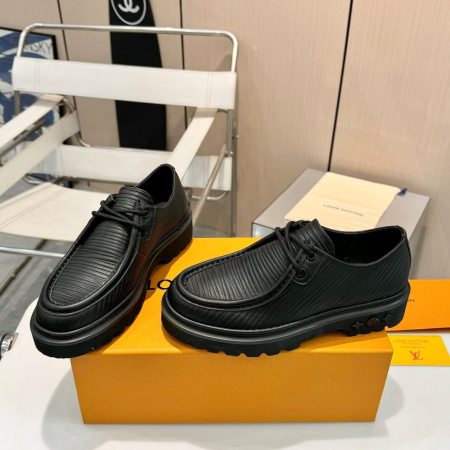 Louis Vuitton Epi XL Leather Ranger Derby Shoe in Black
