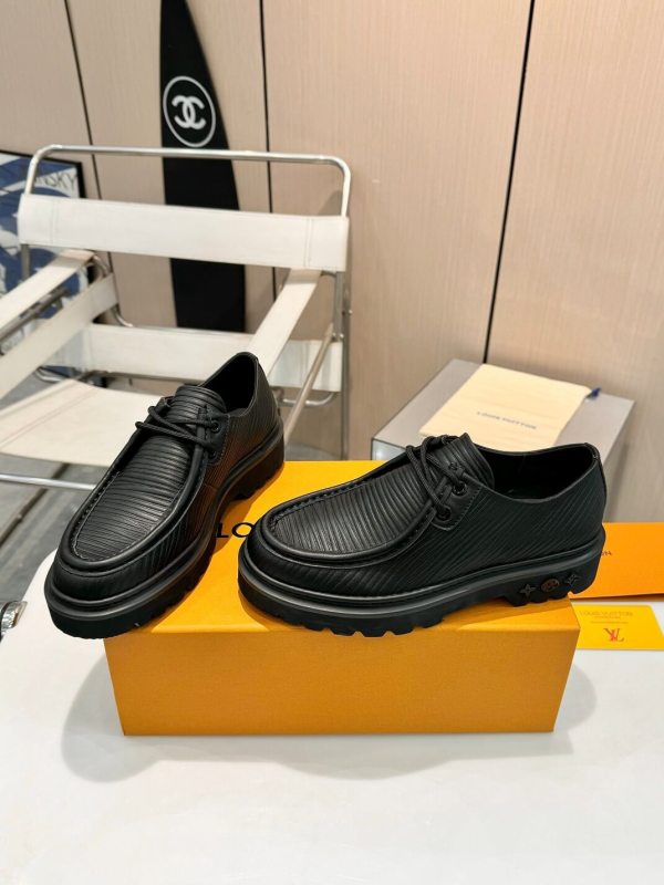 Louis Vuitton Epi XL Leather Ranger Derby Shoe in Black