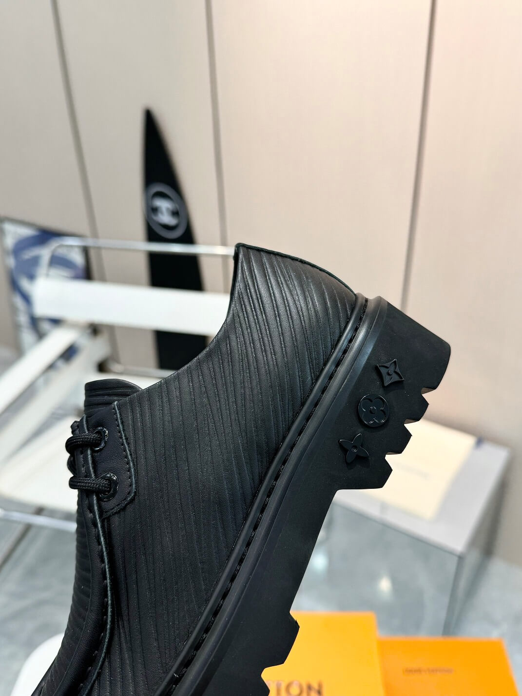 Louis Vuitton Epi XL Leather Ranger Derby Shoe in Black - Image 10