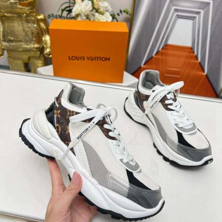 Louis Vuitton Run 55 Trainers in White