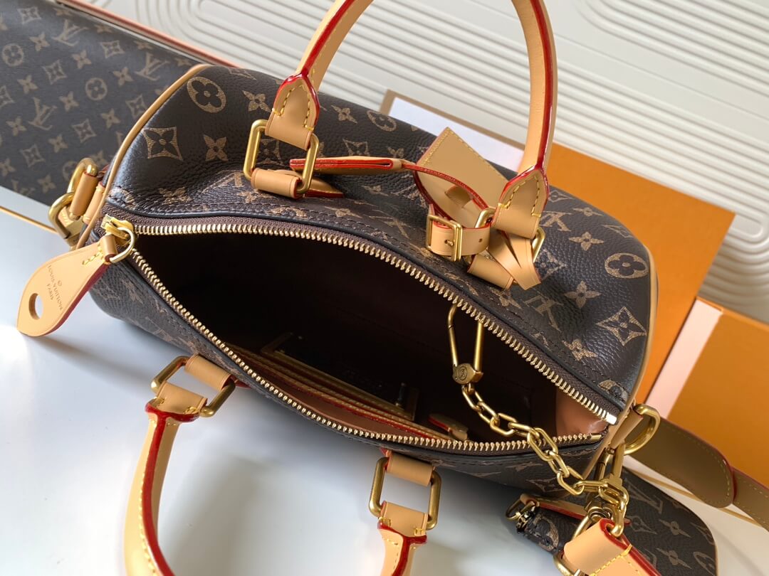 Louis Vuitton Monogram Leather Speedy P9 Bandoulière 25 Bag - Image 7