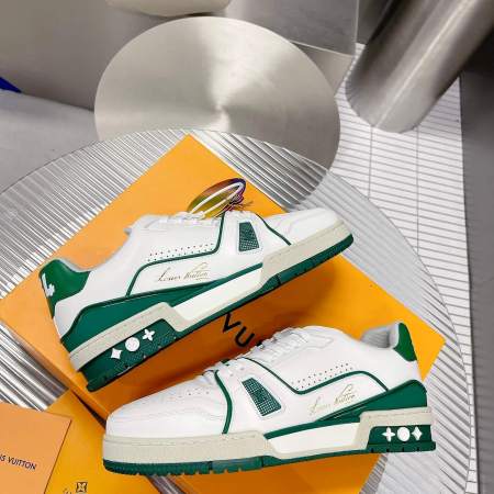 Louis Vuitton LV Trainer Sneaker in Luxury Green