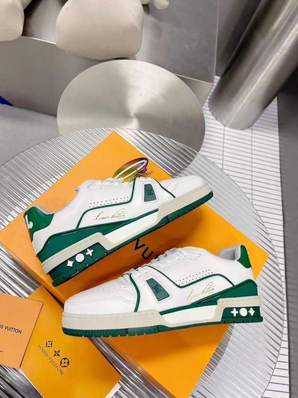 Louis Vuitton LV Trainer Sneaker in Luxury Green