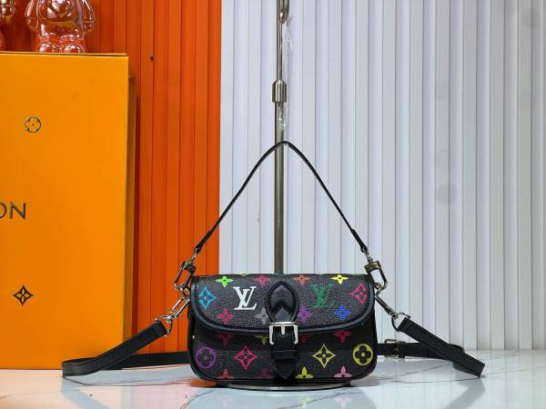 Louis Vuitton LV X Murakami TM Monogram Canvas Black Nano Diane Handbag