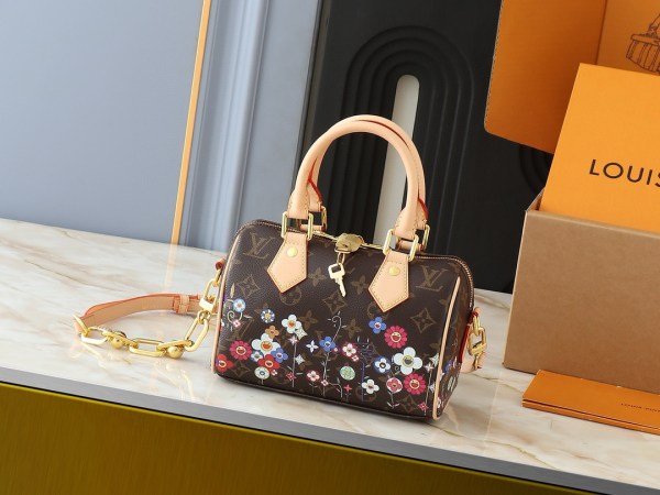 Louis Vuitton LV X Murakami TM Monogram Canvas Speedy Bandouliere 20