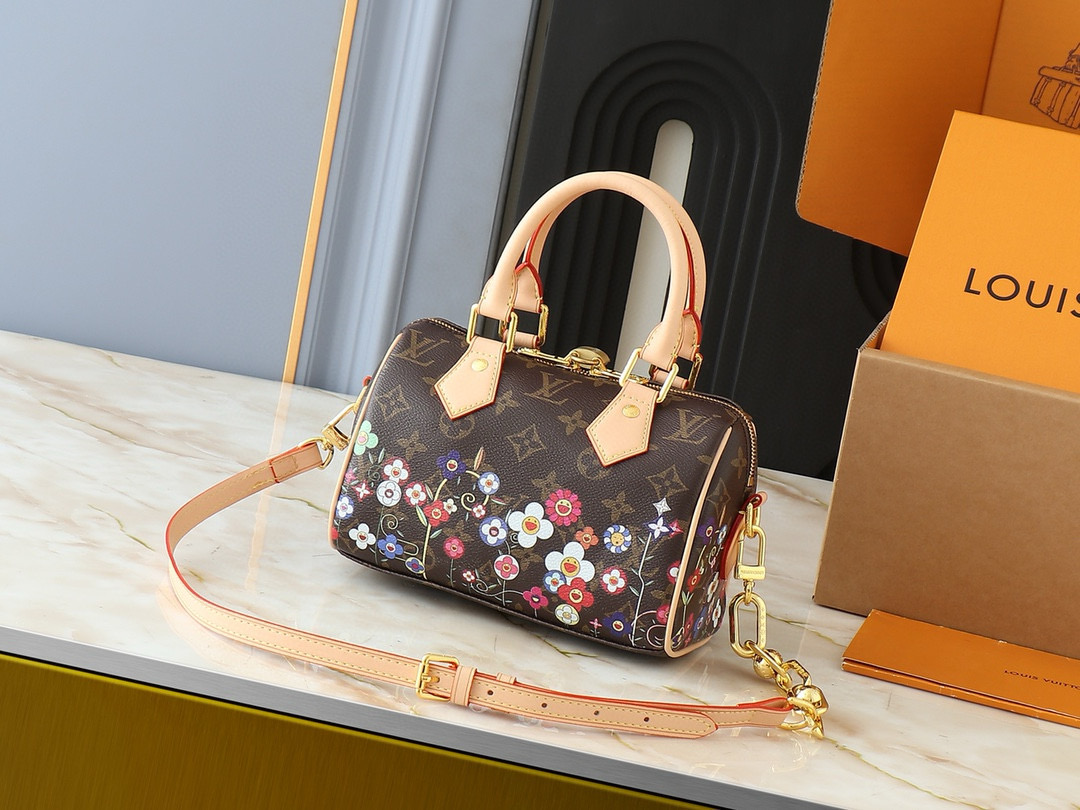 Louis Vuitton LV X Murakami TM Monogram Canvas Speedy Bandouliere 20 - Image 6