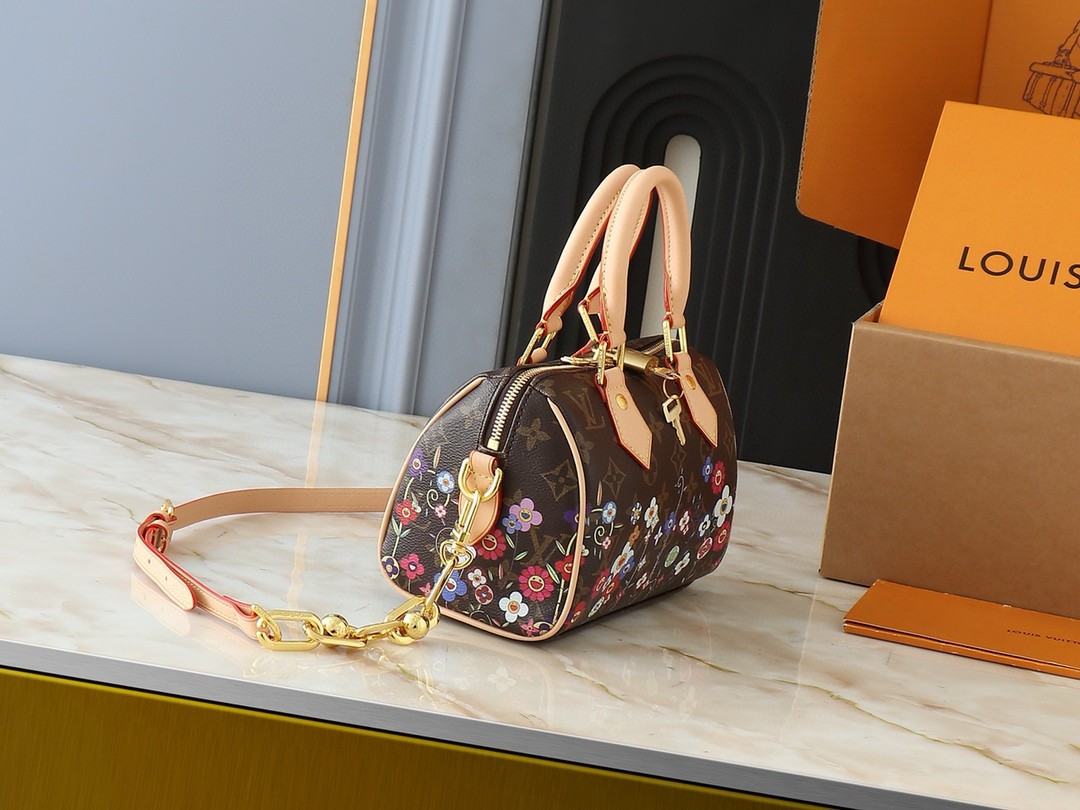 Louis Vuitton LV X Murakami TM Monogram Canvas Speedy Bandouliere 20 - Image 2