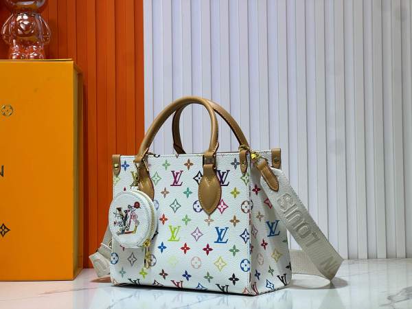 Louis Vuitton LV x Murakami TM Multicolored Monogram Canvas OnTheGo PM Bag