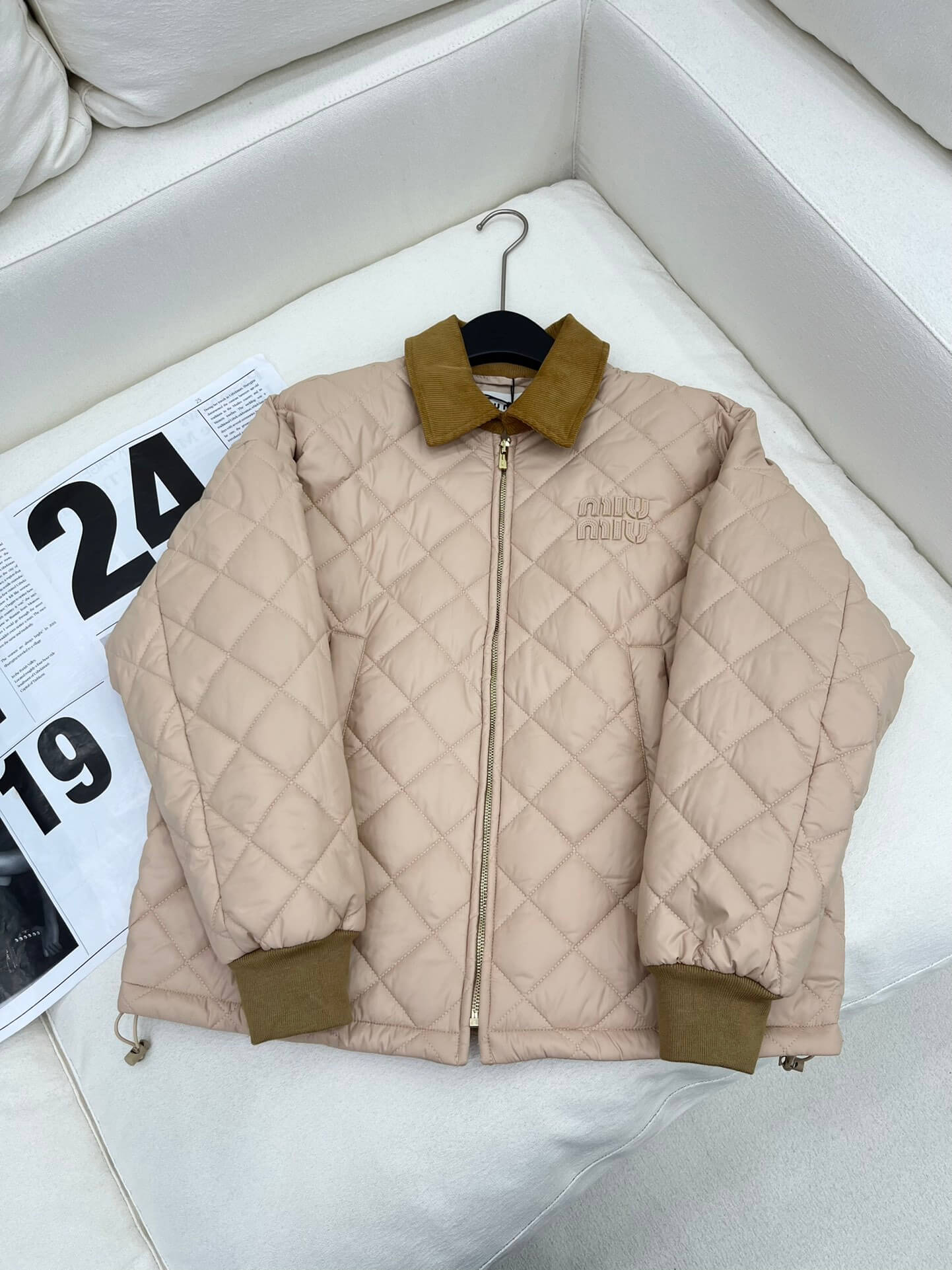 Miu Miu Technical Fabric Blouson Jacket