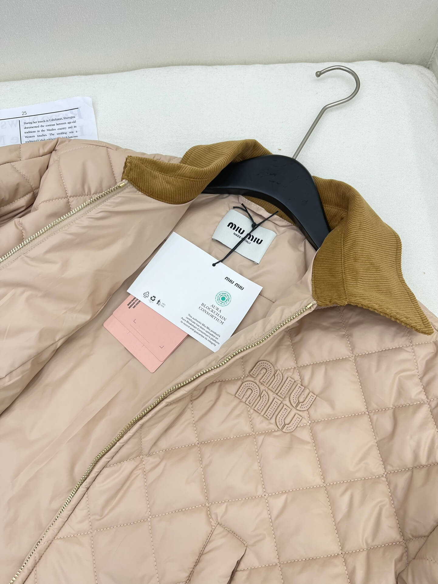 Miu Miu Technical Fabric Blouson Jacket - Image 4