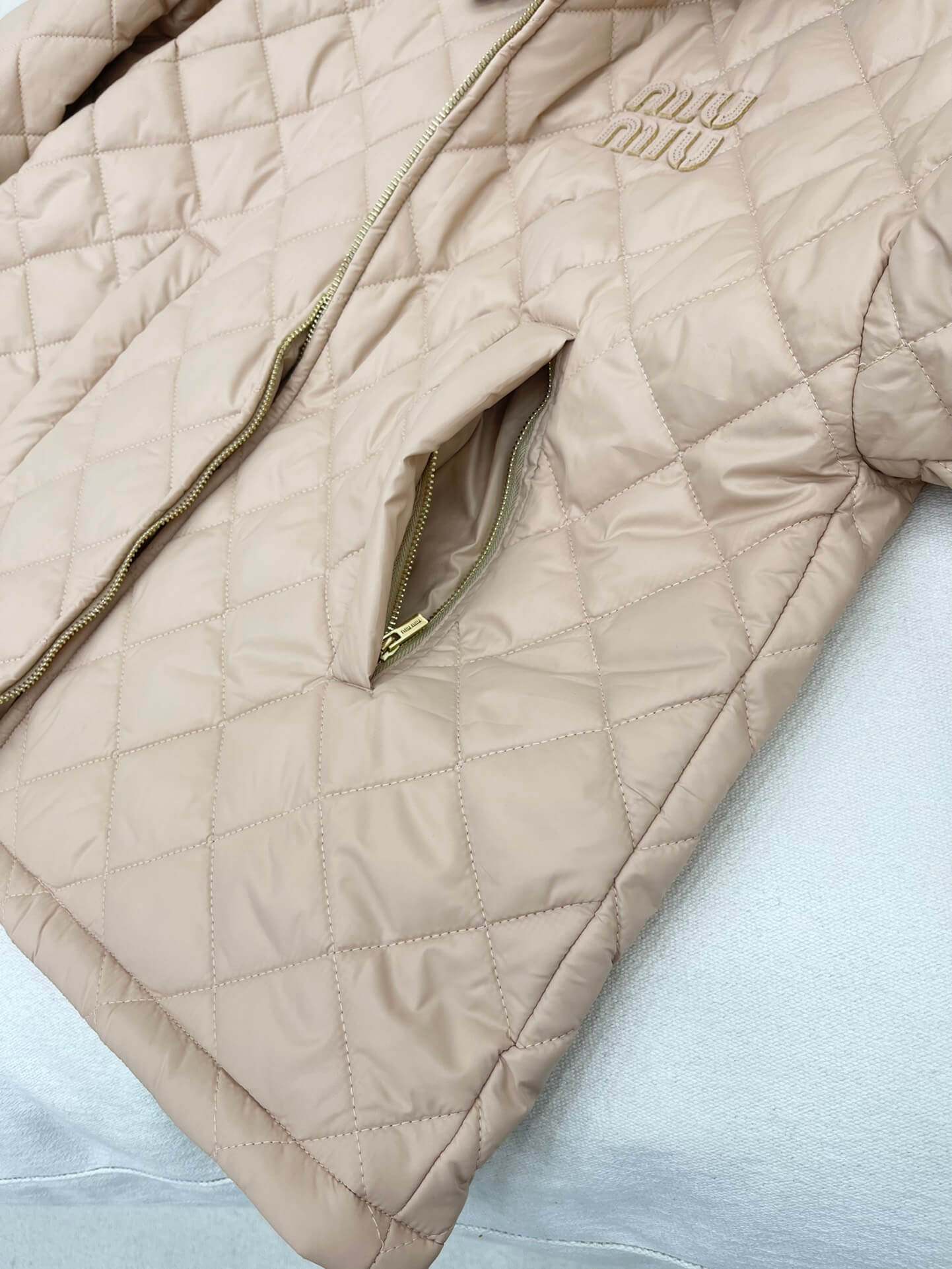 Miu Miu Technical Fabric Blouson Jacket - Image 6