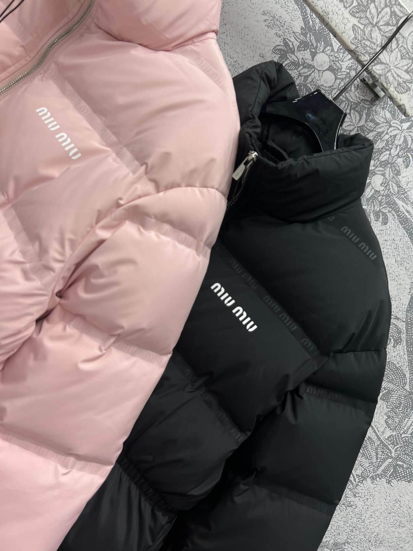 Miu Miu Women's Down Jacket in Pink - Image 10