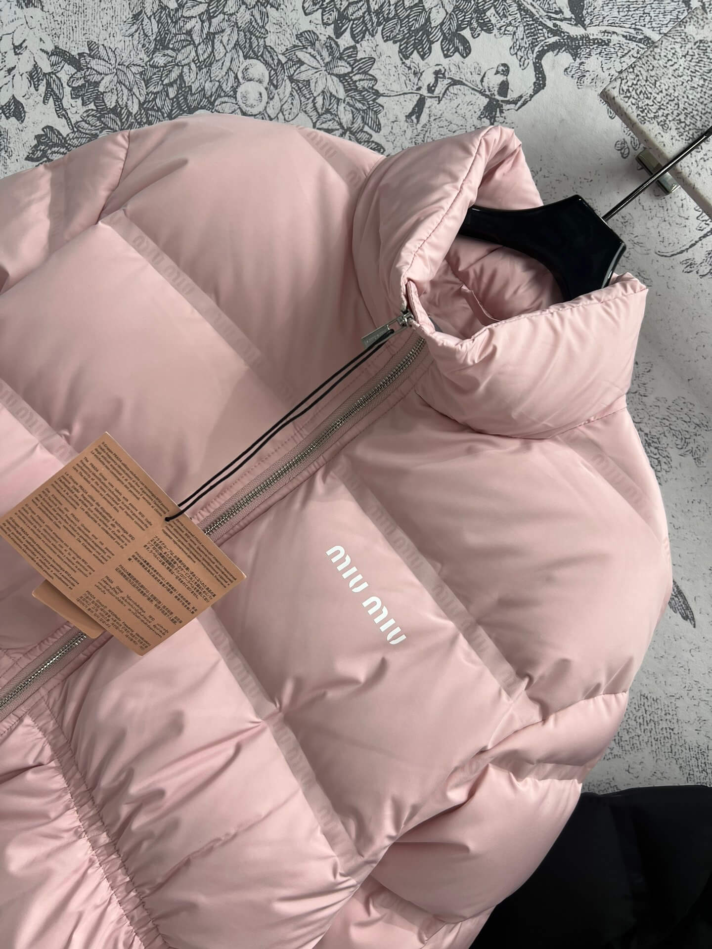 Miu Miu Women's Down Jacket in Pink - Image 2