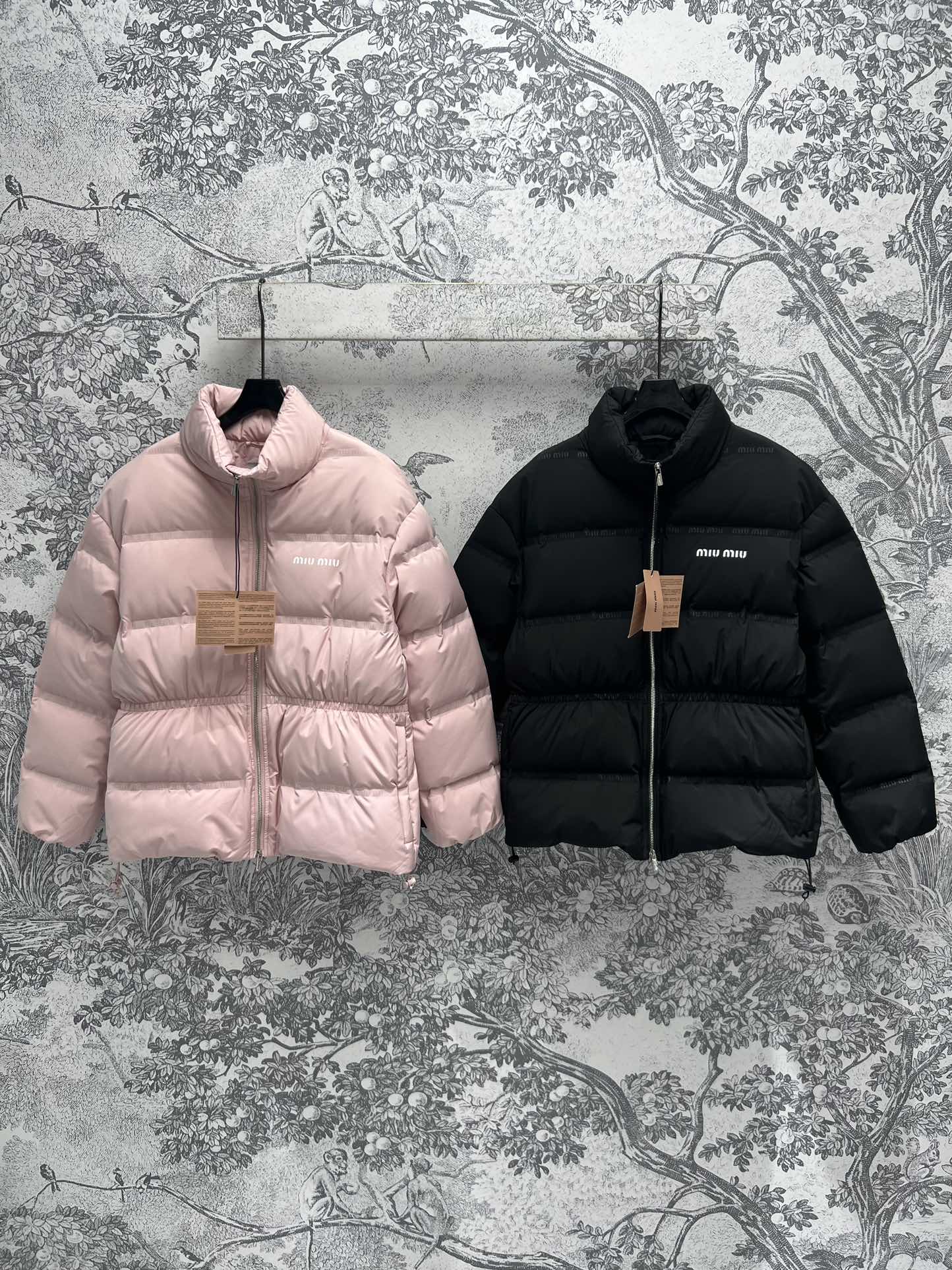 Miu Miu Women's Down Jacket in Pink