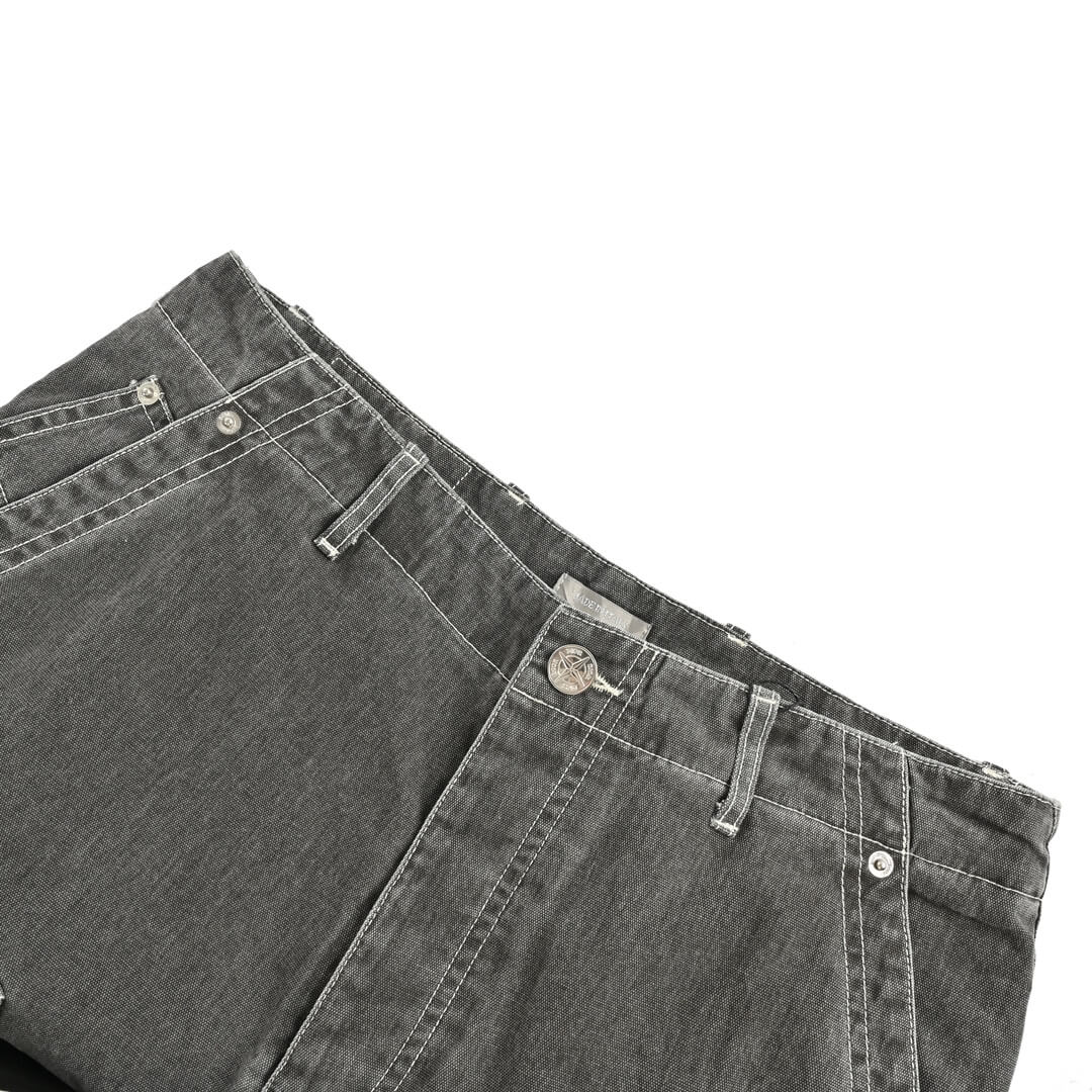 Dior x Stone Island Leather Pocket Denim Pants - Image 14