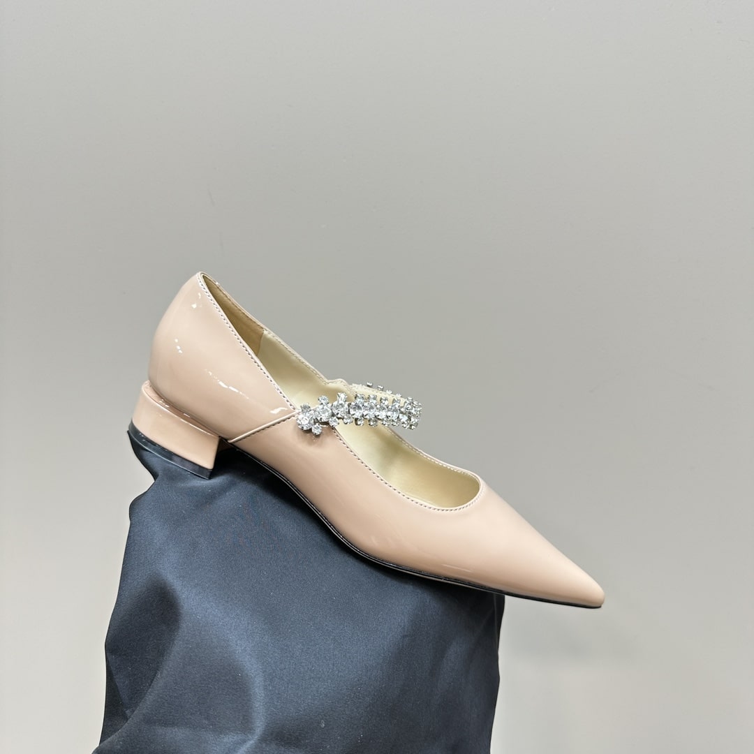 Jimmy Choo Bing Beige Pump Flats - Image 7