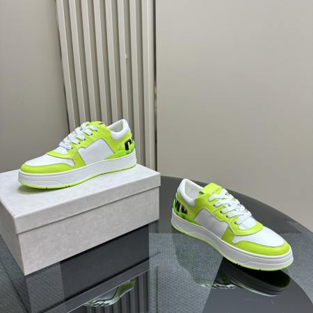 Jimmy Choo Florent Lime Green Leather Trainers