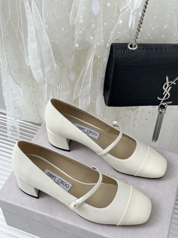 Jimmy Choo White Bridesmaid Shoes