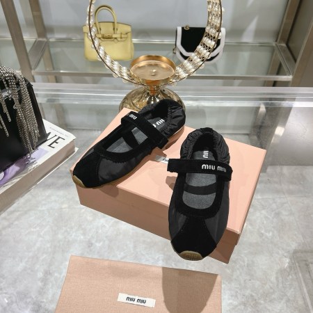 Miu Miu Women's Ballet Black Flats