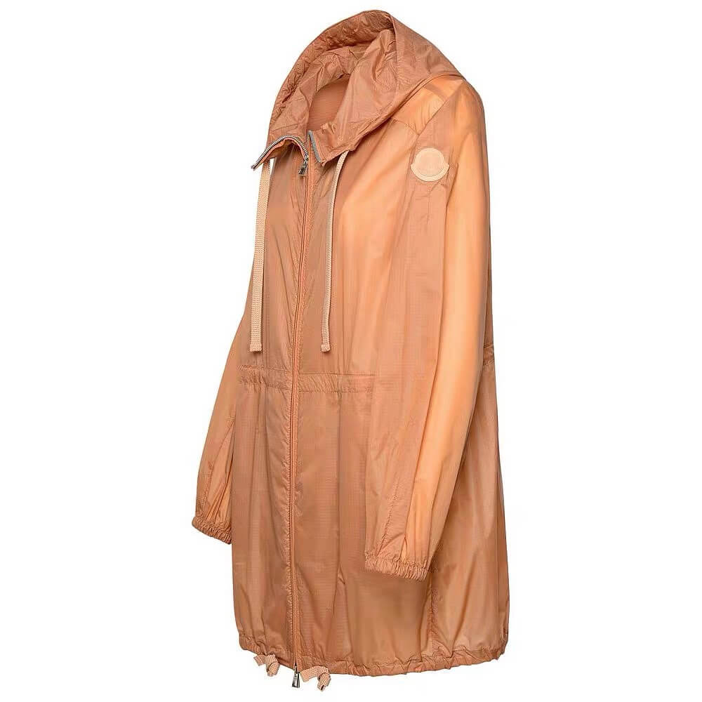 Moncler Airelle Ripstop Brown Hooded Jacket - Image 11