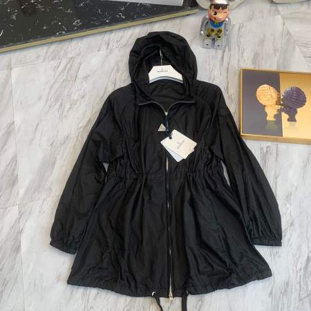 Moncler Airelle Black Ripstop Hooded Jacket