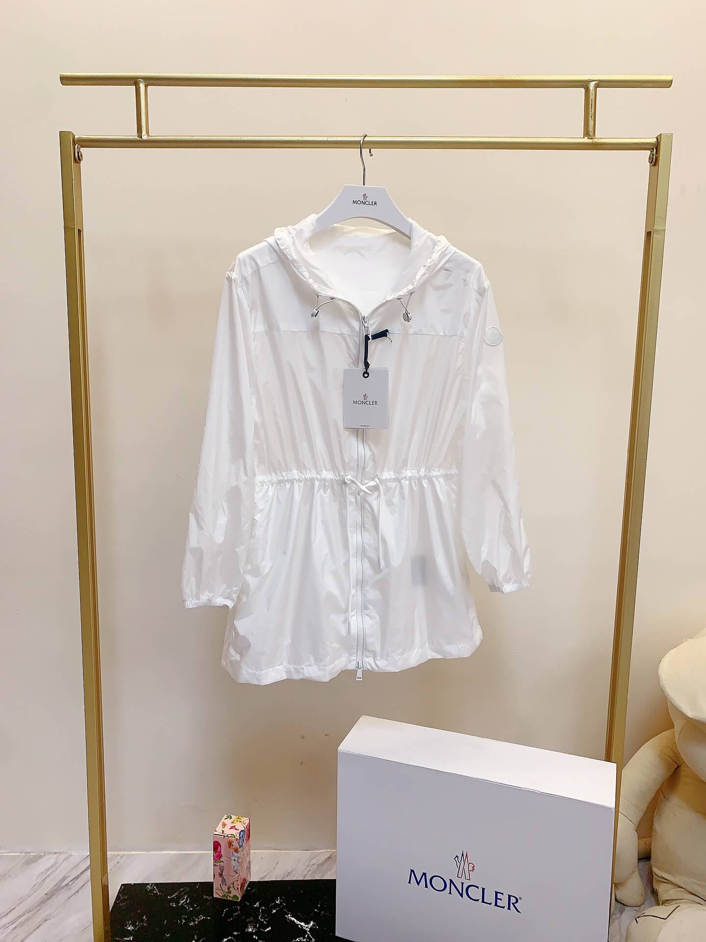 Moncler Filira Hooded Jacket White
