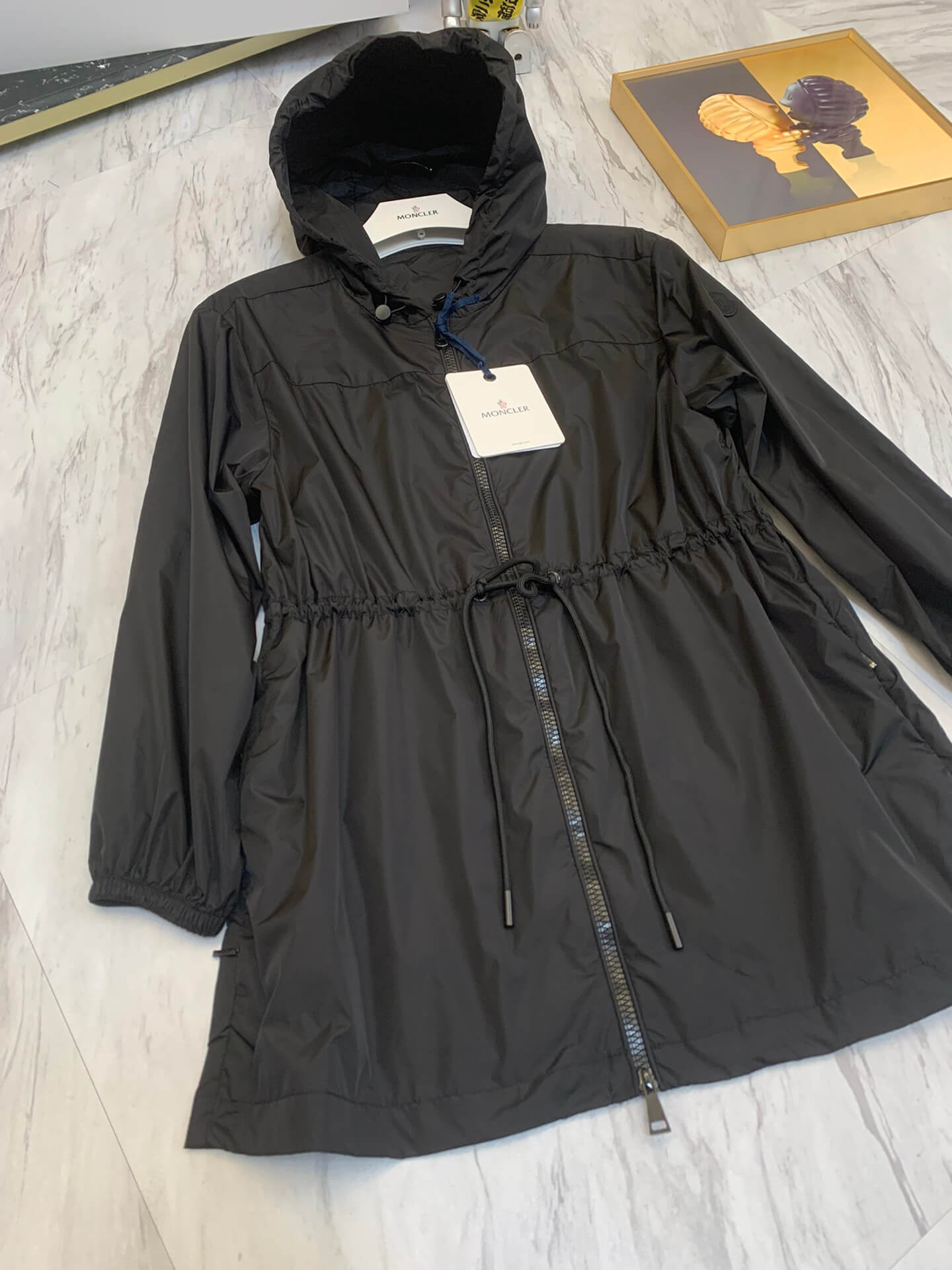 Moncler Filira Black Hooded Jacket - Image 6