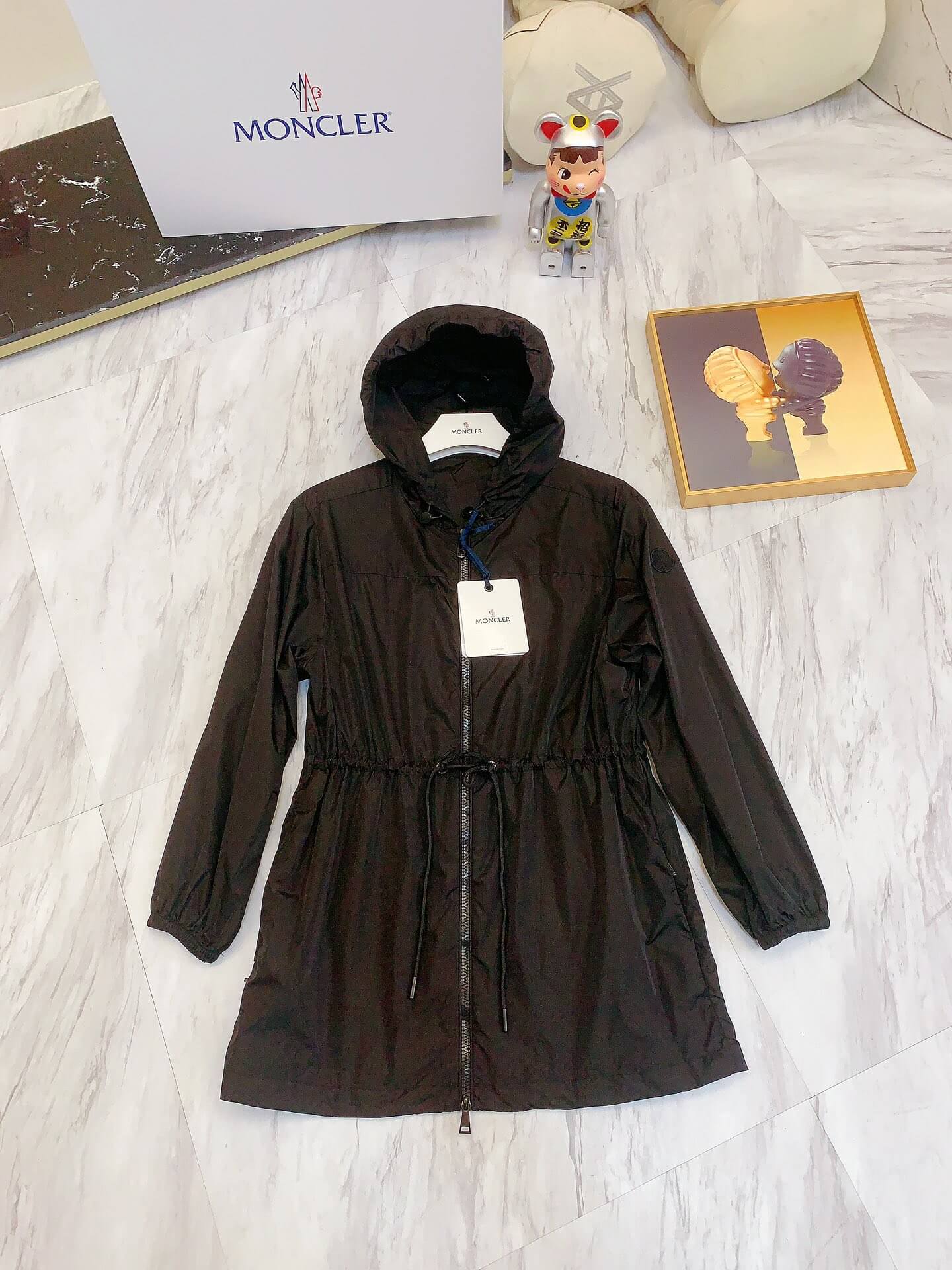 Moncler Filira Black Hooded Jacket - Image 5