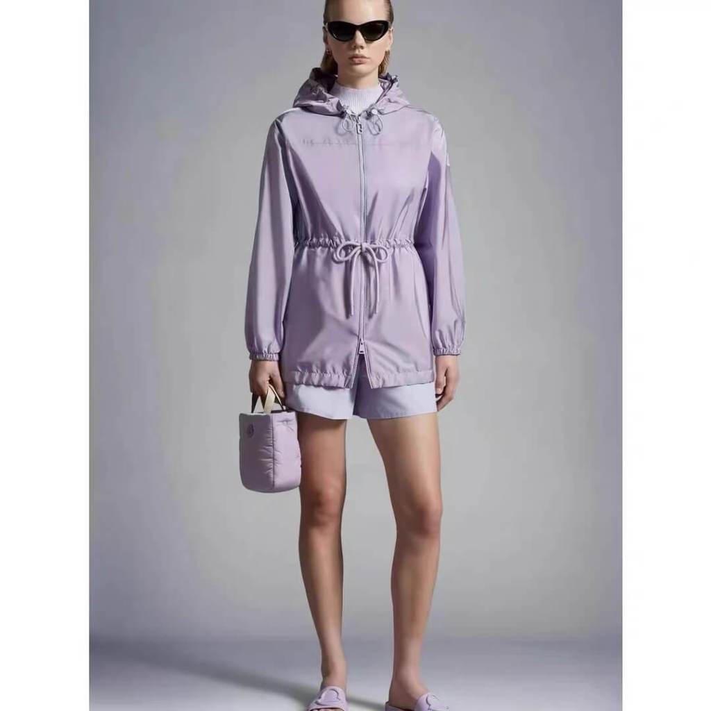 Moncler Filira Purple Hooded Jacket