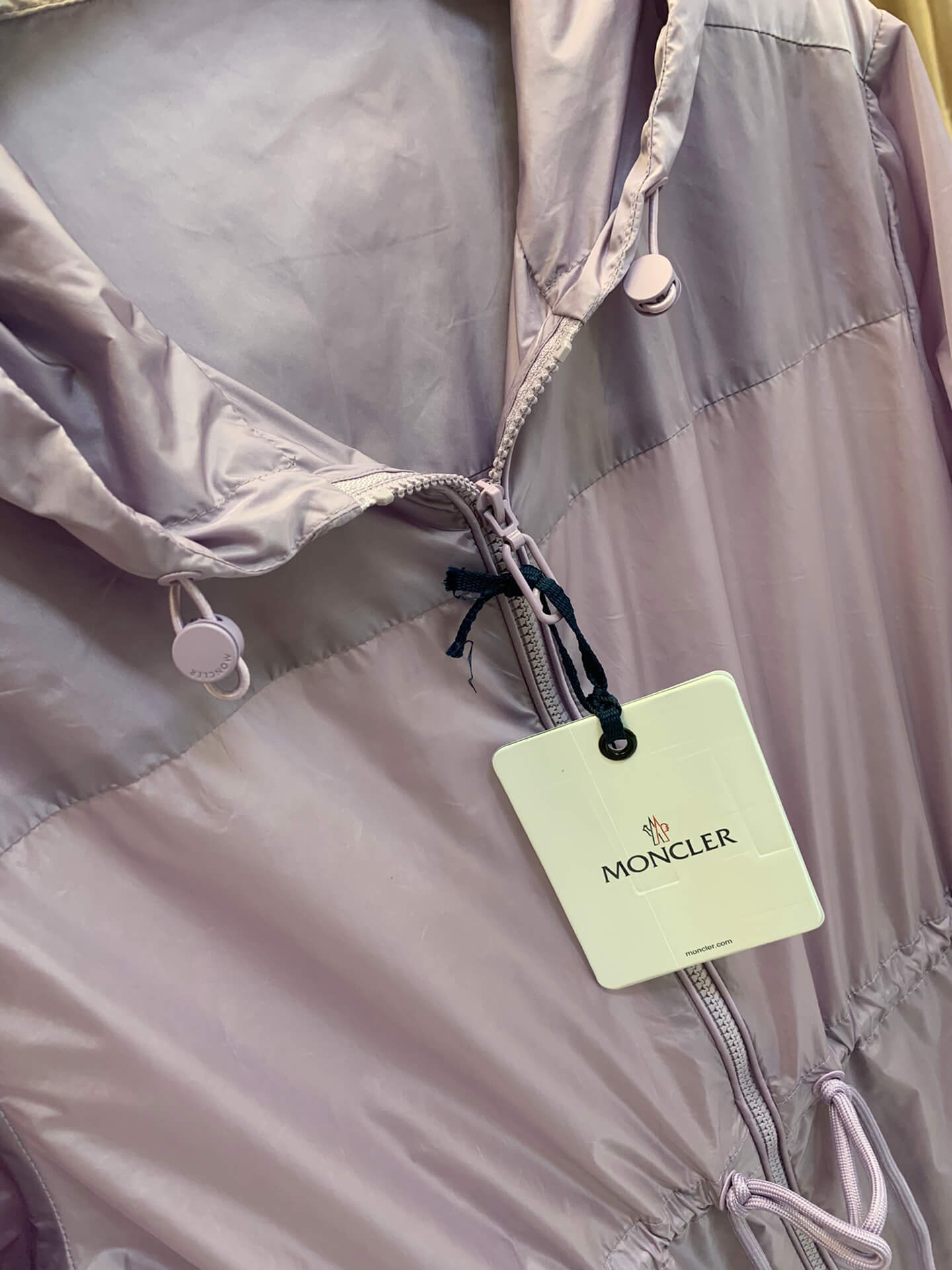 Moncler Filira Purple Hooded Jacket - Image 3