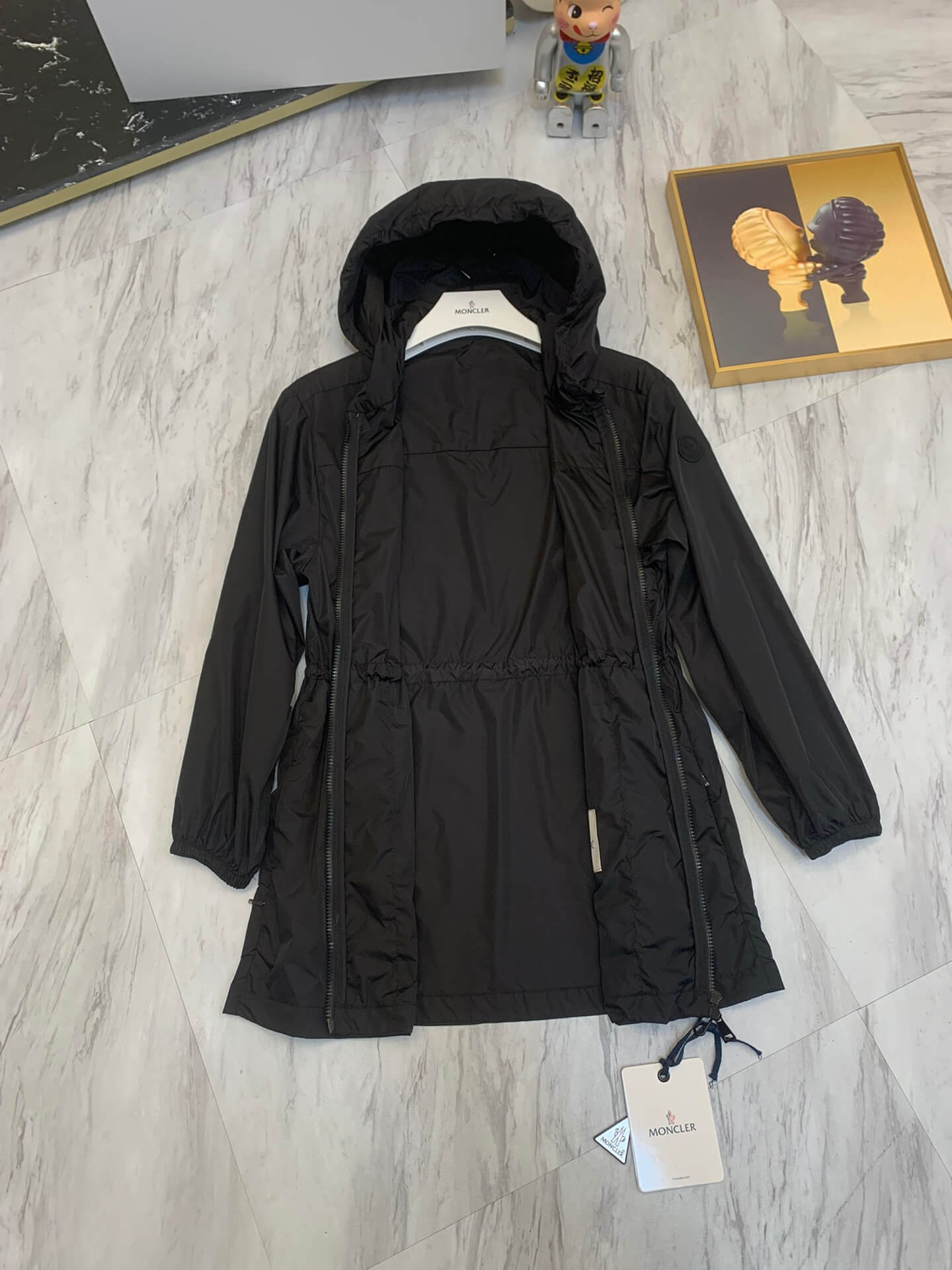 Moncler Filira Black Hooded Jacket - Image 7
